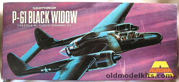 Aurora 1/48 P-61 Black Widow, 392-250 plastic model kit